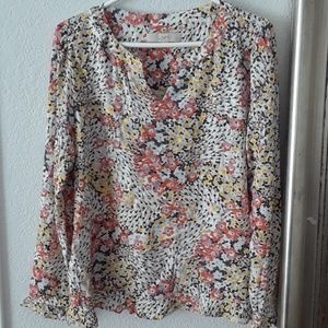 Loft petite large blouse this season.
